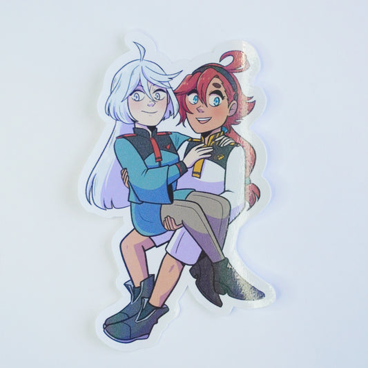 Girls Love Sticker Holo