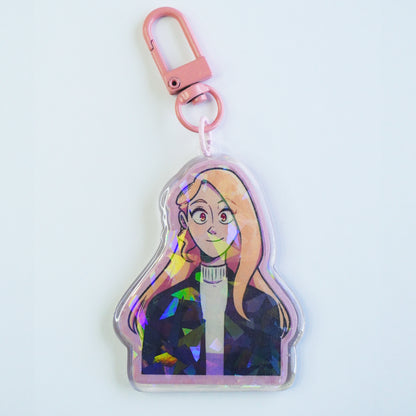 Keycharm Personajes Cartas en la Pared
